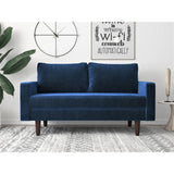 Viva Velvet 2-seater Euro-style Loveseat