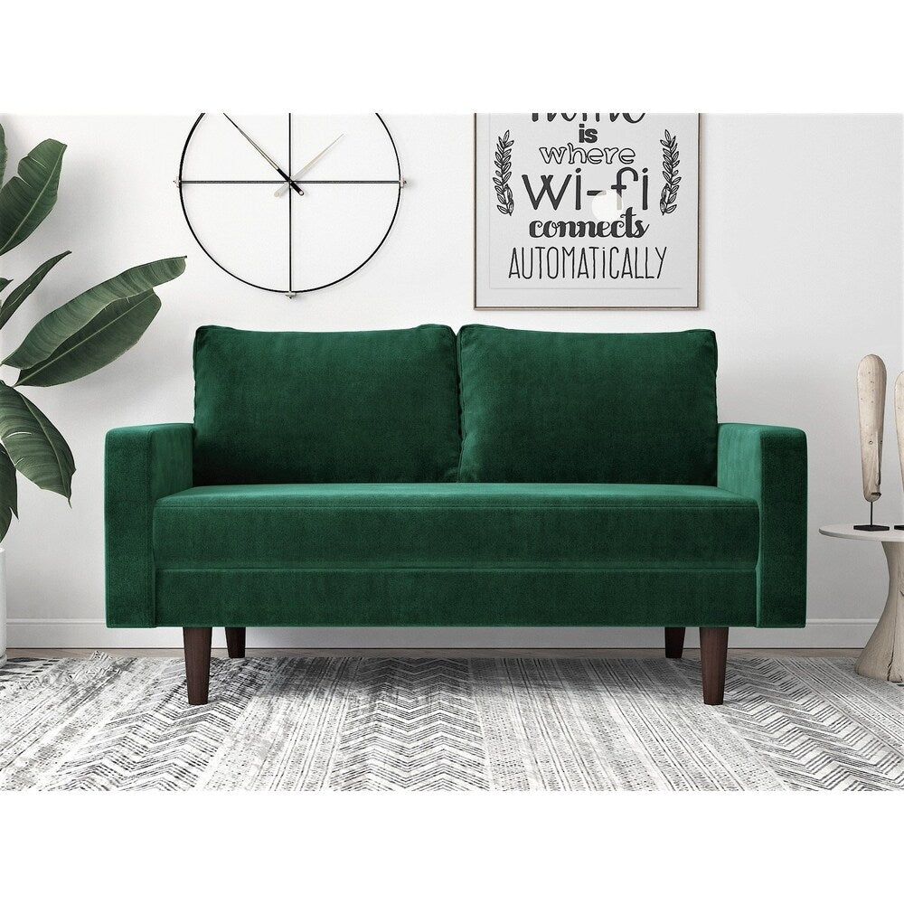 Viva Velvet 2-seater Euro-style Loveseat
