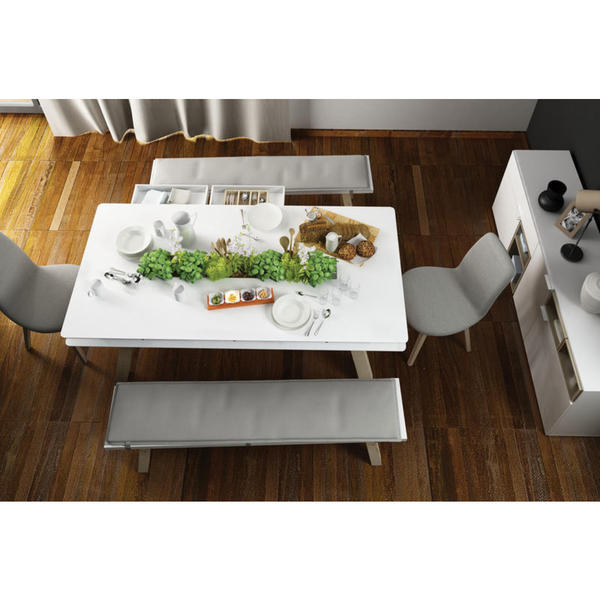 Voelkel 4 You Collection White Pine Dining Bench