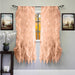 Voile 50 x 63 Vertical Ruffle Tier Window Curtain Panel - 50 x 63