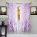 Voile 50 x 63 Vertical Ruffle Tier Window Curtain Panel - 50 x 63