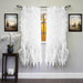 Voile 50 x 63 Vertical Ruffle Tier Window Curtain Panel - 50 x 63