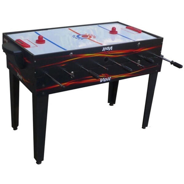 Voit 48" 4 in 1 Table Game Foosball Air Hockey Pool Basketball