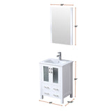 Volez 24 in W x 18.25 in D Bath Vanity