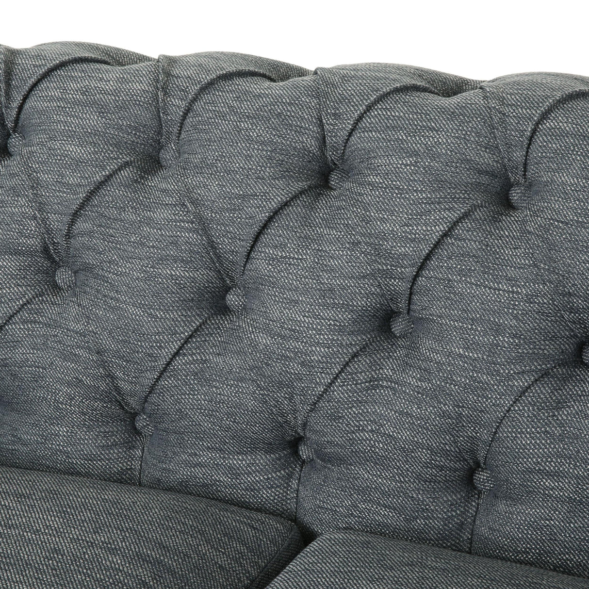 Voll Tufted Sectional Sofa with Nailhead Trim by Christopher Knight Home