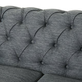 Voll Tufted Sectional Sofa with Nailhead Trim by Christopher Knight Home