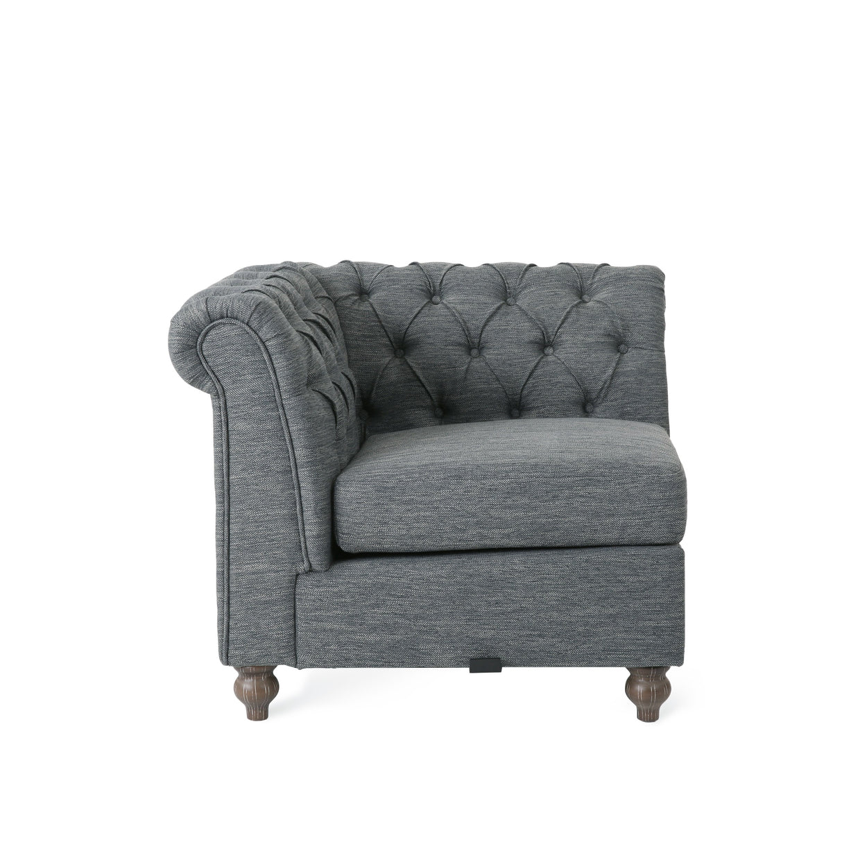 Voll Tufted Sectional Sofa with Nailhead Trim by Christopher Knight Home