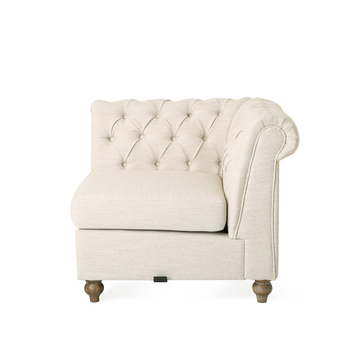 Voll Tufted Sectional Sofa with Nailhead Trim by Christopher Knight Home