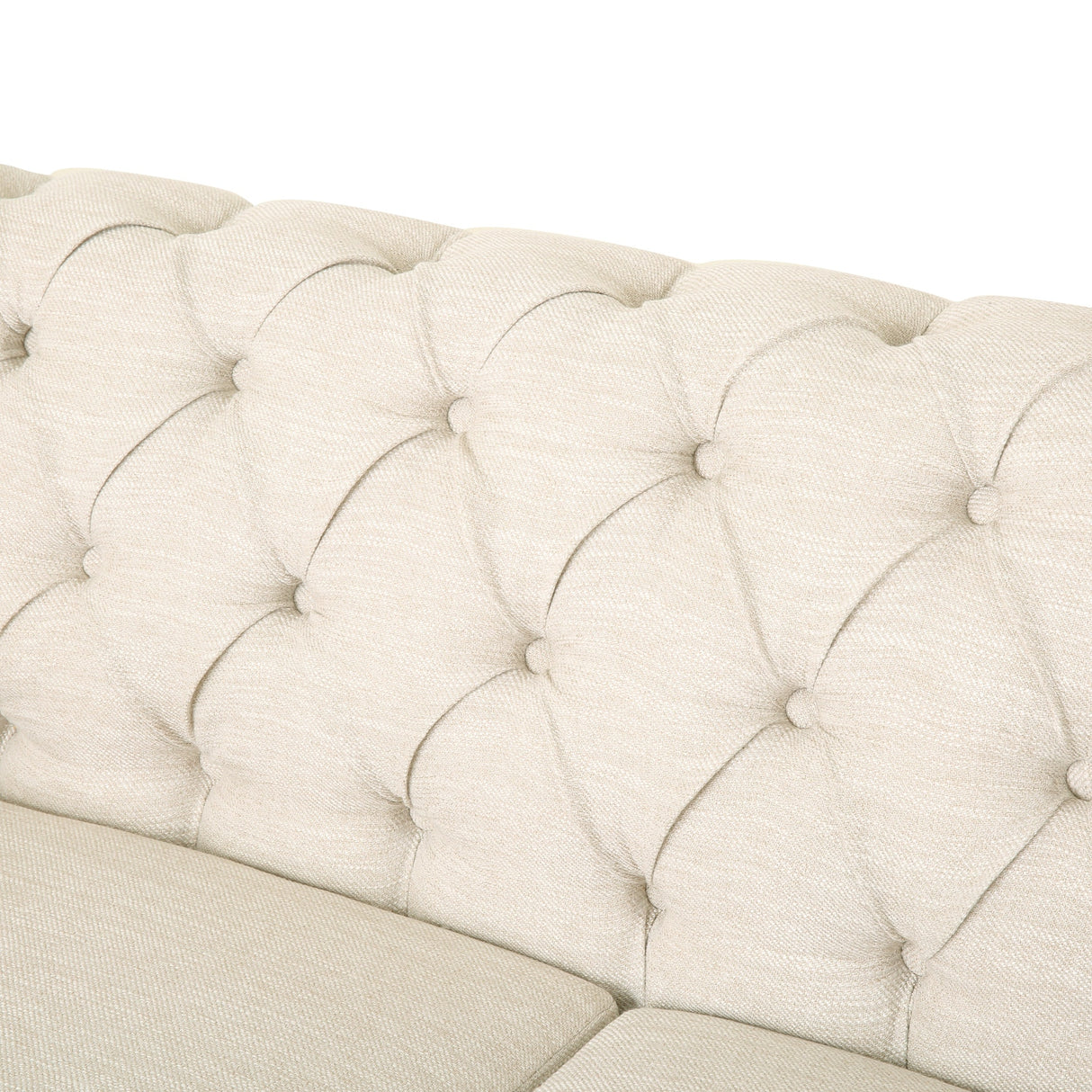 Voll Tufted Sectional Sofa with Nailhead Trim by Christopher Knight Home