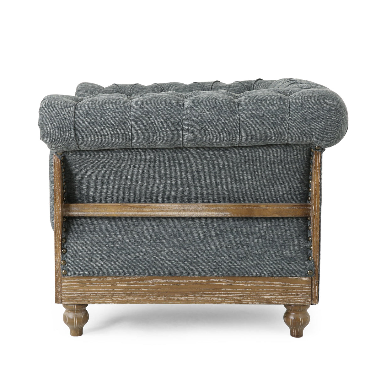 Voll Tufted Club Chair with Nailhead Trim by Christopher Knight Home