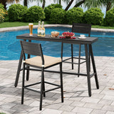 VredHom Outdoor Bar Table Bistro Dining Table
