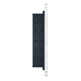 TEHOME WH Recessed Framed Medicine Cabinet with Mirror and Adjustable Shelves