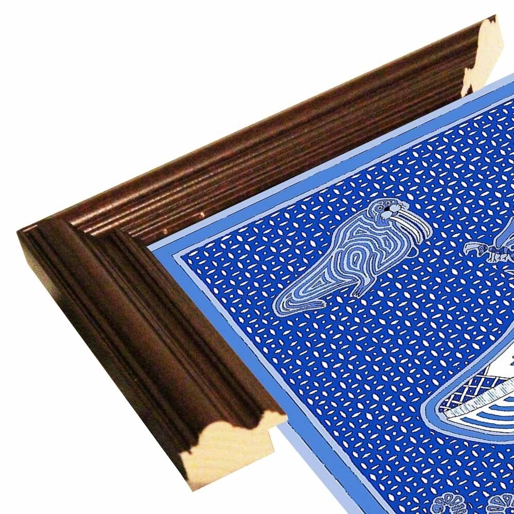 W Whale-WILBAS99996 Framed Print 10.75"x14.75" by Willow Bascom