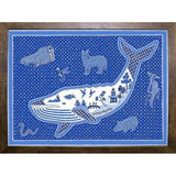 W Whale-WILBAS99996 Framed Print 10.75"x14.75" by Willow Bascom