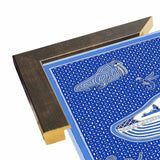 W Whale-WILBAS99996 Framed Print 10.75"x14.75" by Willow Bascom
