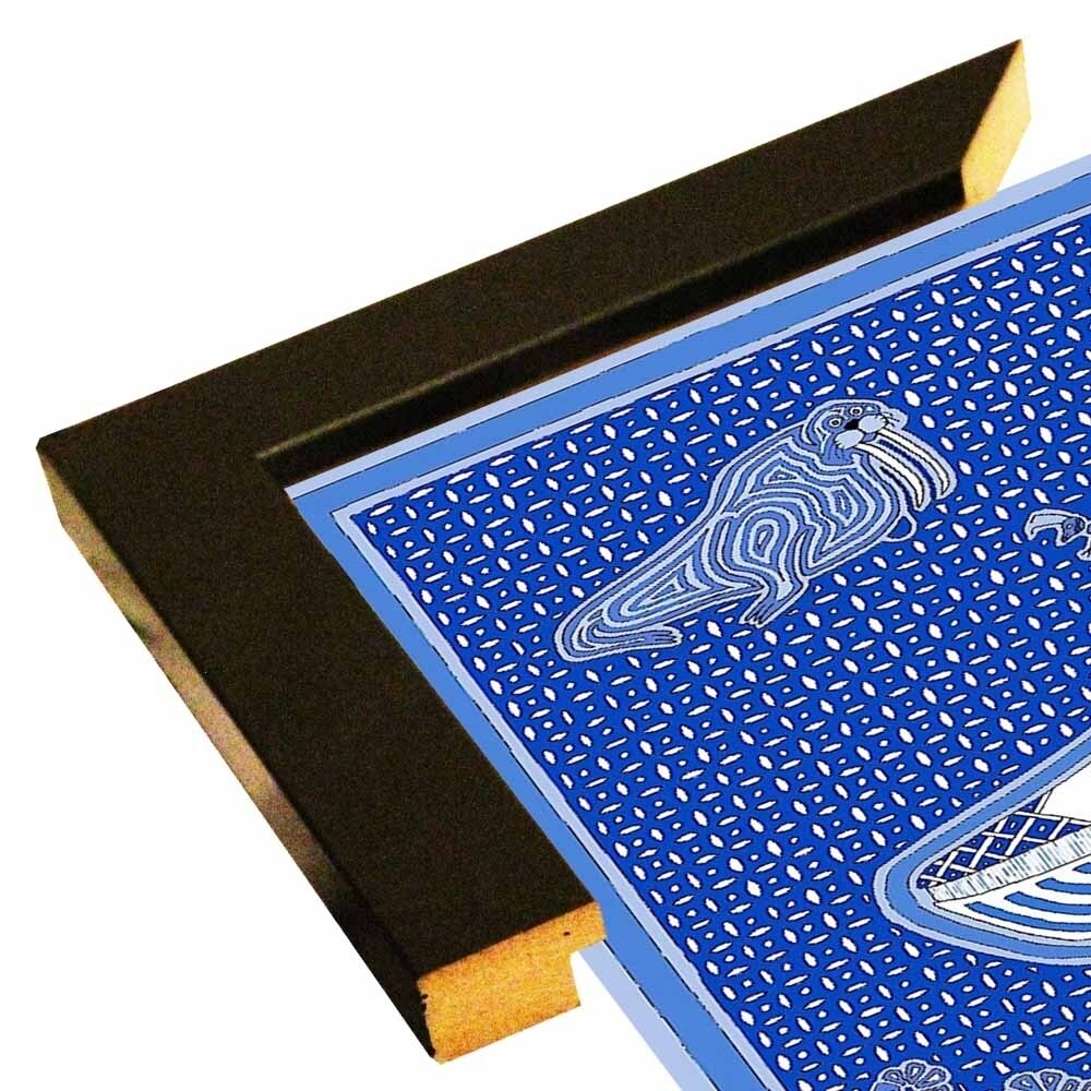 W Whale-WILBAS99996 Framed Print 10.75"x14.75" by Willow Bascom