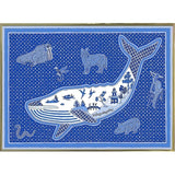 W Whale-WILBAS99996 Framed Print 10.75"x14.75" by Willow Bascom