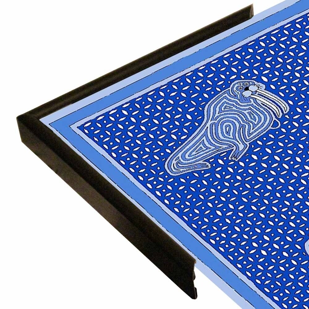 W Whale-WILBAS99996 Framed Print 10.75"x14.75" by Willow Bascom
