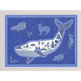 W Whale-WILBAS99996 Framed Print 10.75"x14.75" by Willow Bascom