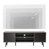 WAMPAT Mid Century Modern TV Stand 61inch