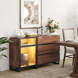 WAMPAT TV Stand for TVs up to 60 inch