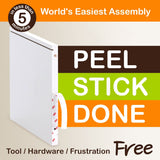 WAY BASICS Premium Square Wall Mount Eco-Friendly Scratch Pad Cat Scratcher - N/A