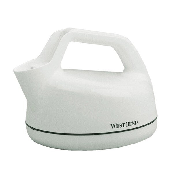 West Bend 1-quart Electric Tea Kettle White