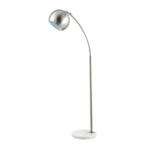 WINGBO Modern Arc Floor Lamp with Rotatable Metal Shade - N/A