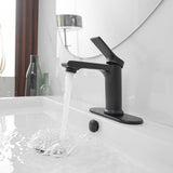 WIZ Matte Black Bathroom Sink Faucet