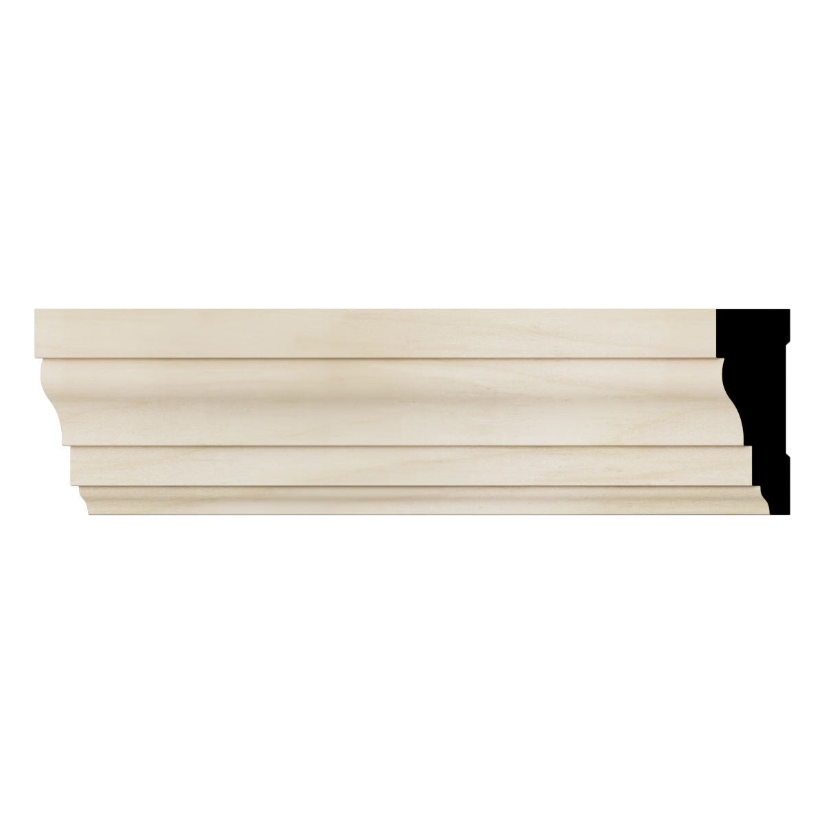 WM366 11/16-in D x 2-1/4-in W x 96-in L Americraft Solid Hardwood Stain Grade Colonial Casing Moulding