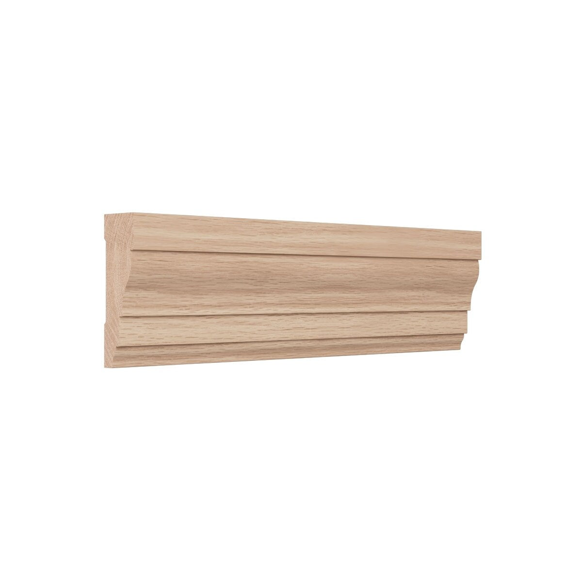WM366 11/16-in D x 2-1/4-in W x 96-in L Americraft Solid Hardwood Stain Grade Colonial Casing Moulding