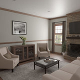 WM366 11/16-in D x 2-1/4-in W x 96-in L Americraft Solid Hardwood Stain Grade Colonial Casing Moulding