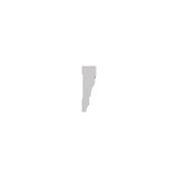 WM366 11/16-in D x 2-1/4-in W x 96-in L Americraft Solid Hardwood Stain Grade Colonial Casing Moulding