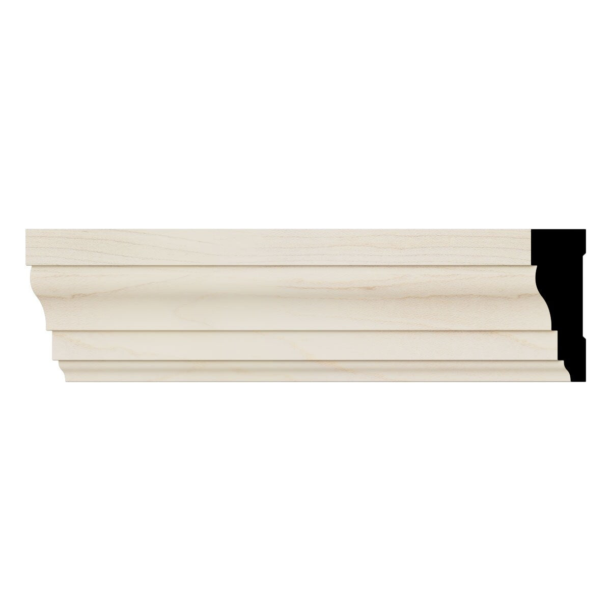 WM366 11/16-in D x 2-1/4-in W x 96-in L Americraft Solid Hardwood Stain Grade Colonial Casing Moulding