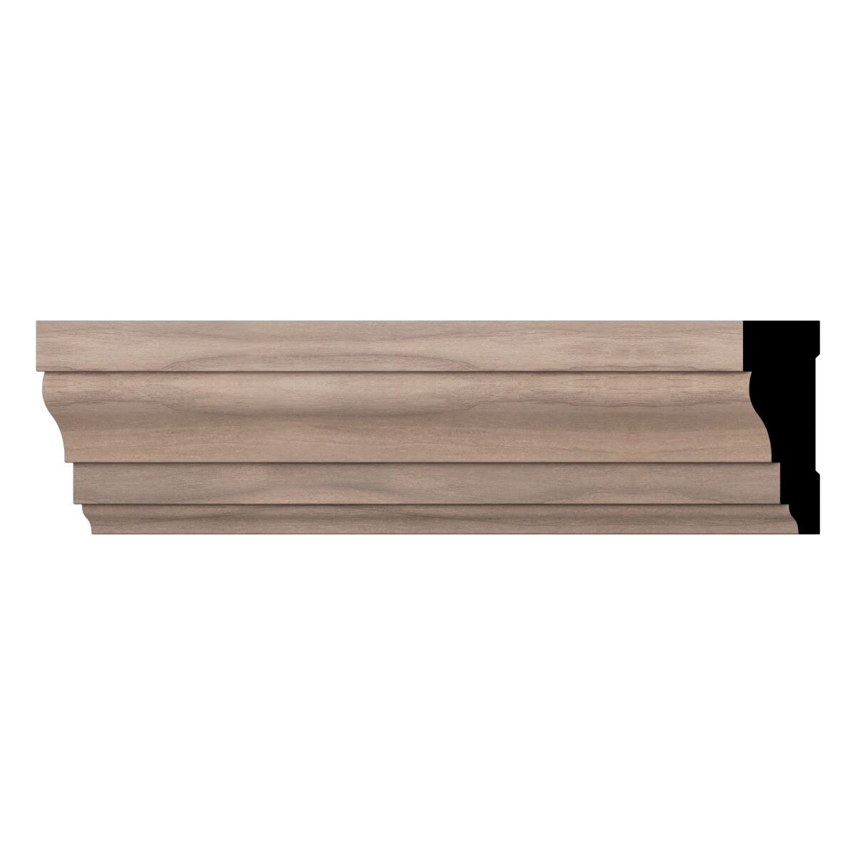 WM366 11/16-in D x 2-1/4-in W x 96-in L Americraft Solid Hardwood Stain Grade Colonial Casing Moulding