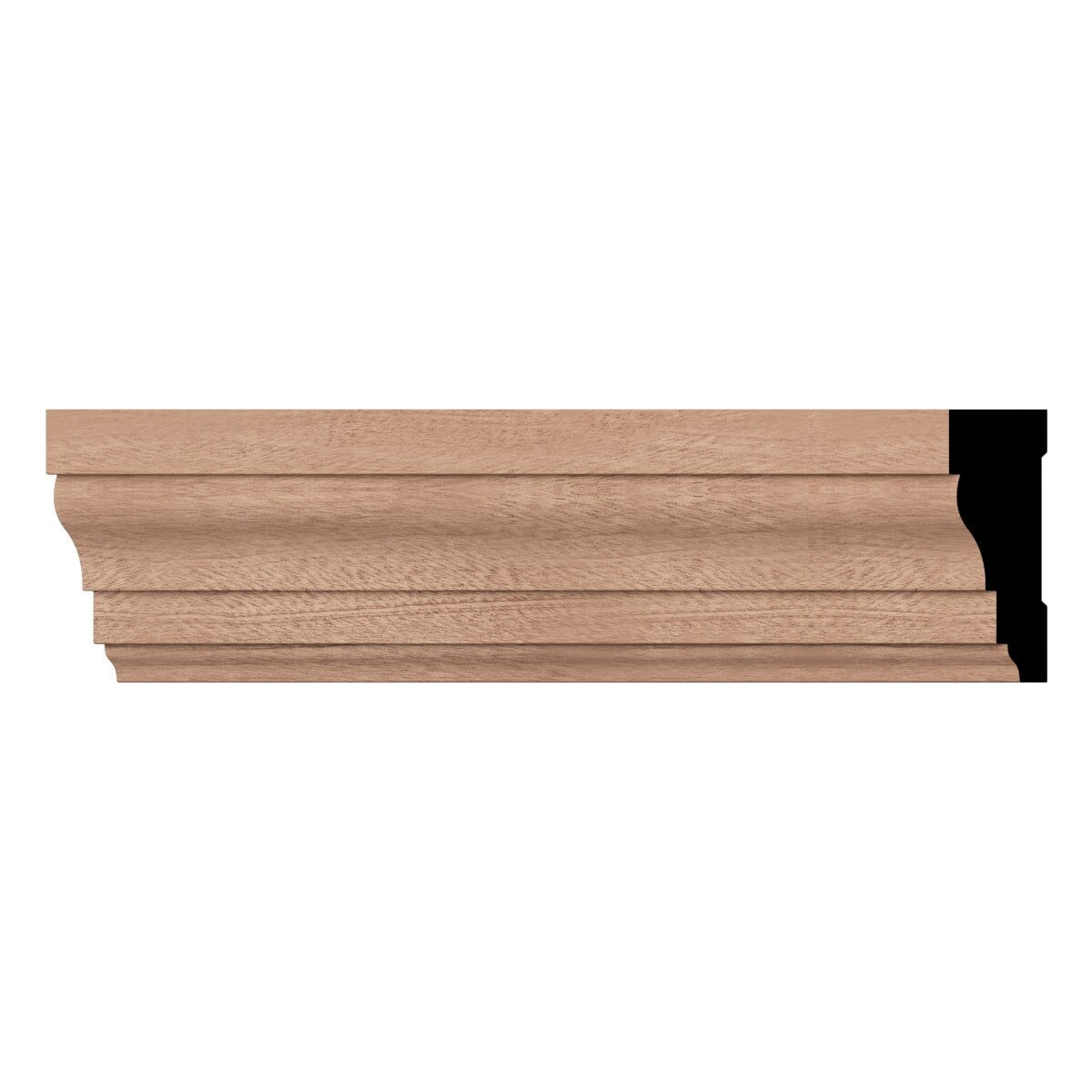 WM366 11/16-in D x 2-1/4-in W x 96-in L Americraft Solid Hardwood Stain Grade Colonial Casing Moulding