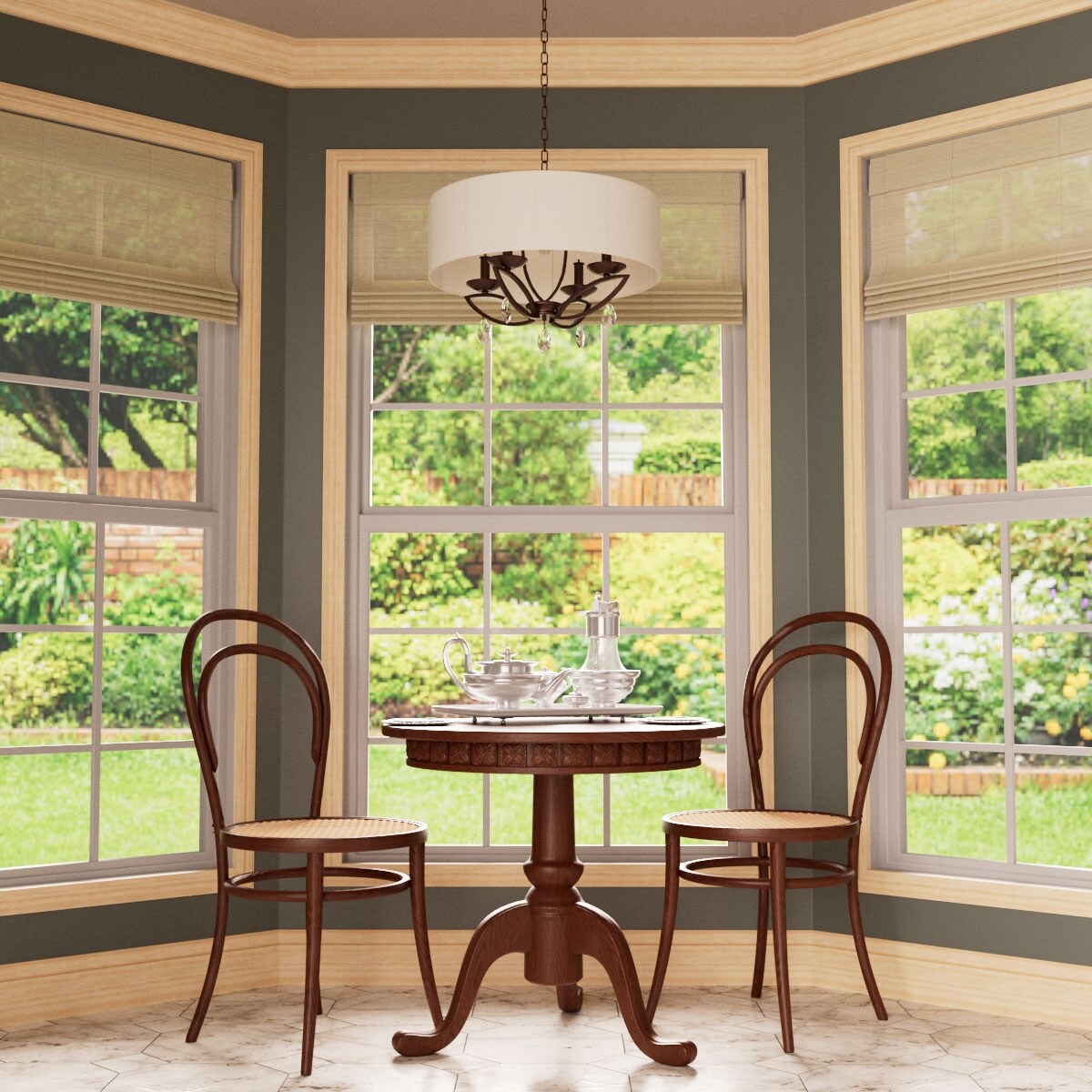 WM366 11/16-in D x 2-1/4-in W x 96-in L Americraft Solid Hardwood Stain Grade Colonial Casing Moulding
