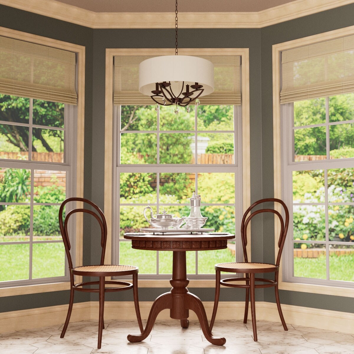 WM366 11/16-in D x 2-1/4-in W x 96-in L Americraft Solid Hardwood Stain Grade Colonial Casing Moulding