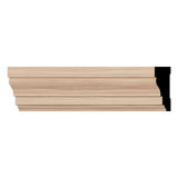 WM366 11/16-in D x 2-1/4-in W x 96-in L Americraft Solid Hardwood Stain Grade Colonial Casing Moulding