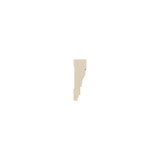 WM366 11/16-in D x 2-1/4-in W x 96-in L Americraft Solid Hardwood Stain Grade Colonial Casing Moulding
