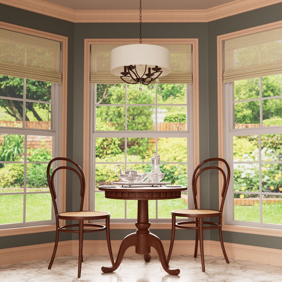 WM366 11/16-in D x 2-1/4-in W x 96-in L Americraft Solid Hardwood Stain Grade Colonial Casing Moulding