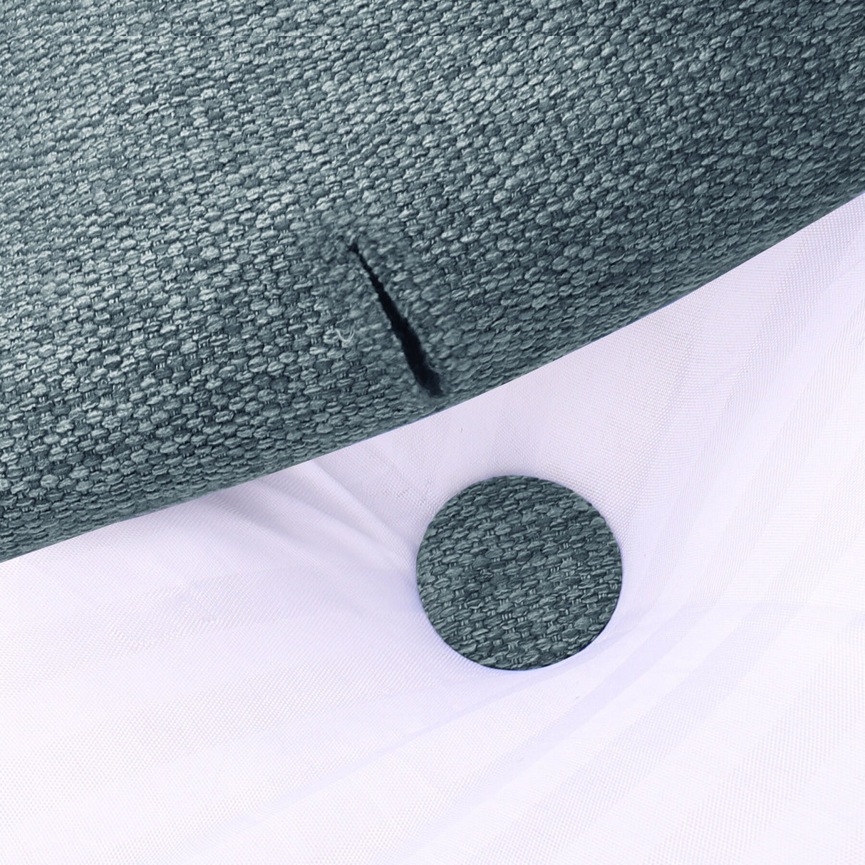 WOWMAX Bed Rest Wedge Bolster Pillow Decorative Gray Back Pillow