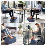 WOWMAX Ergonomic Footrest and Height Office Foot Rest Stool For Under Desk Support