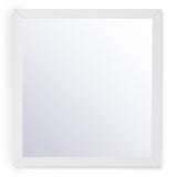 WYNDENHALL Belmont 22 inch x 30 inch Bath Vanity Décor Mirror in Off White