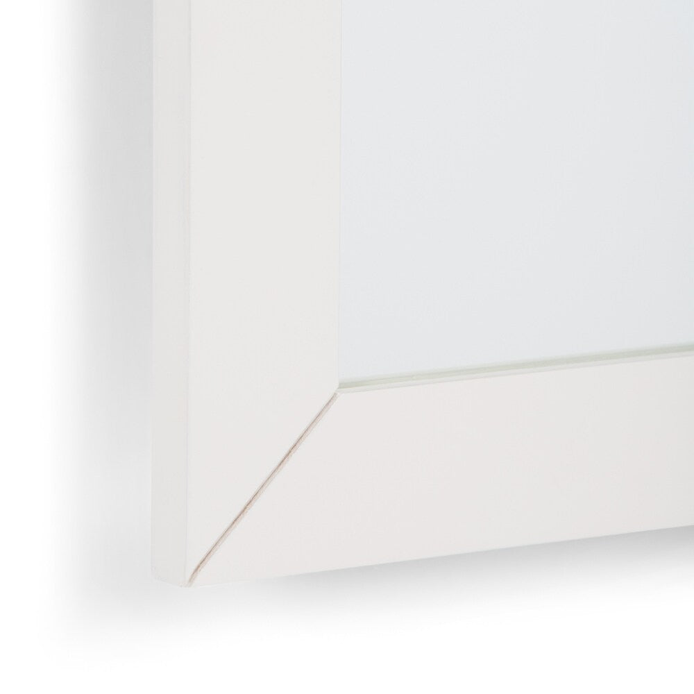 WYNDENHALL Belmont 22 inch x 30 inch Bath Vanity Décor Mirror in Off White