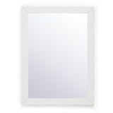 WYNDENHALL Belmont 22 inch x 30 inch Bath Vanity Décor Mirror in Off White