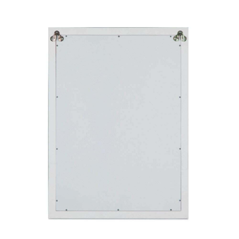 WYNDENHALL Belmont 22 inch x 30 inch Bath Vanity Décor Mirror in Off White