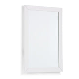 WYNDENHALL Belmont 22 inch x 30 inch Bath Vanity Décor Mirror in Off White