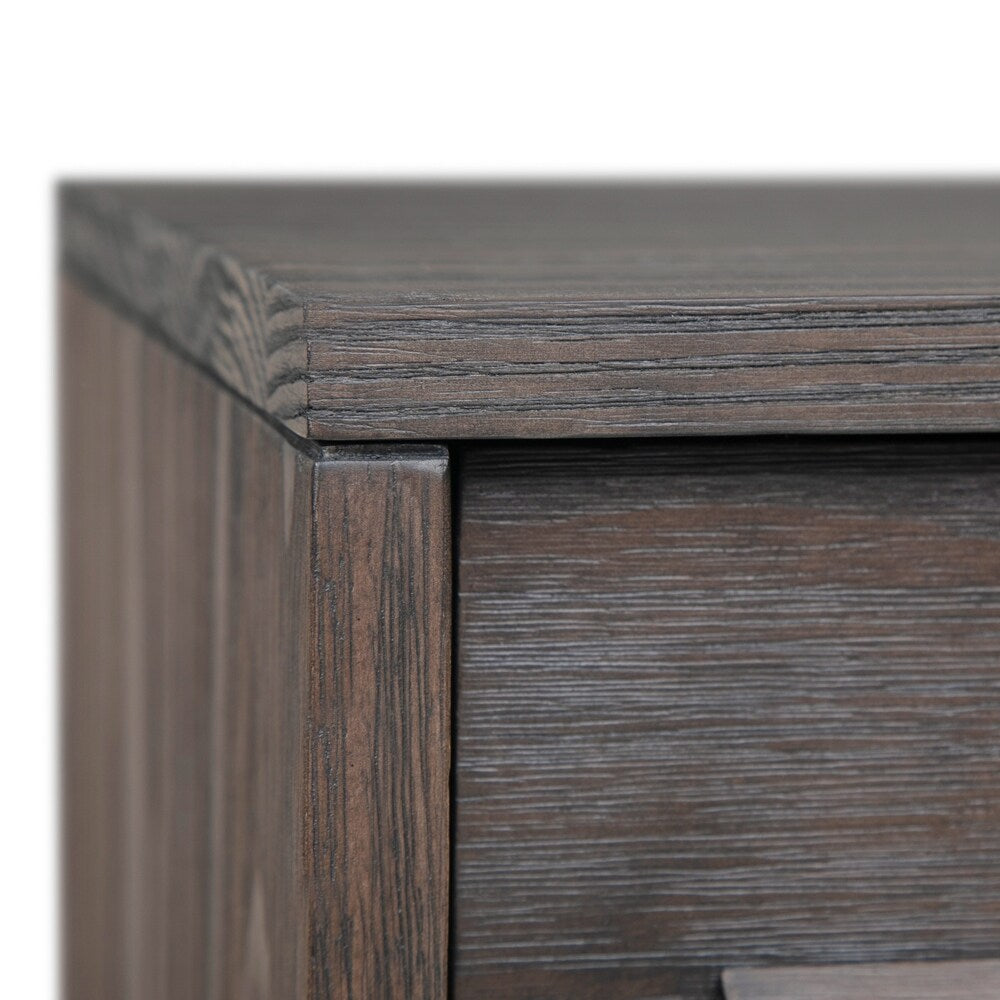 WYNDENHALL Blair SOLID WOOD 54 inch Wide Rustic Modern Sideboard Buffet in Driftwood - 54 W x 18 D x 36 H