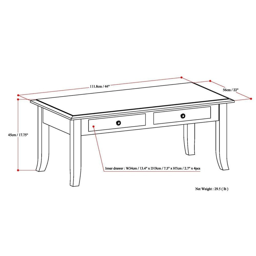 WYNDENHALL Collins Coffee Table
